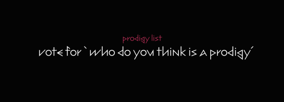 Prodigy List Cover Image
